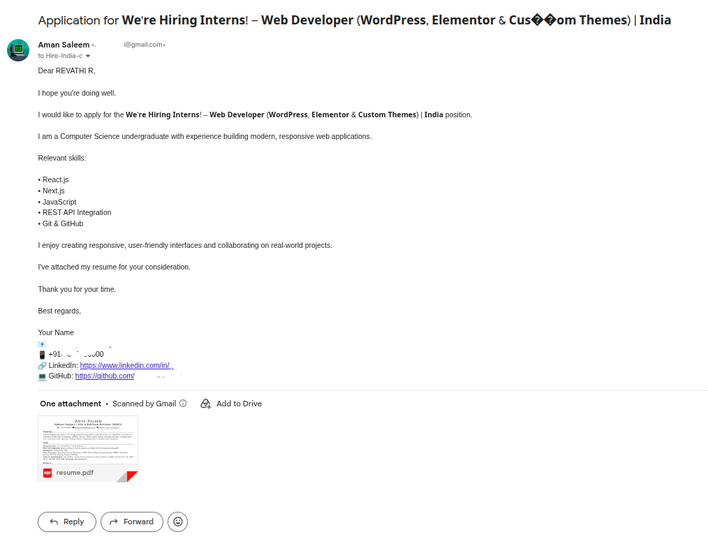 Click to enlarge LinkedIn Job Bot
